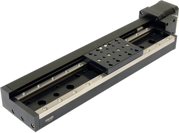 Lineartisch Für Z-Achse – Manueller Mikroskop-Translationstisch, Kreuzrollenführung, Verfahrweg ±6,5 Mm, Alu Eloxiert, Schwarz